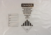 Clear Asbestos Labeled Bags